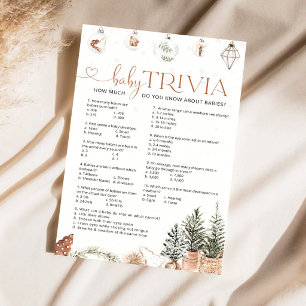 Cozy Baby Trivia Game