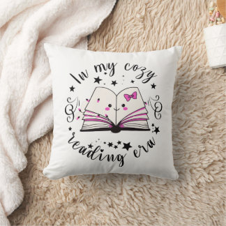 Cozy Book Lover's  Cushion