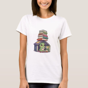 Cozy Bookworm's Tea Time Hideaway T-Shirt