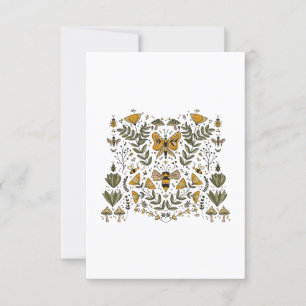 Cozy Butterfly Garden Invitation