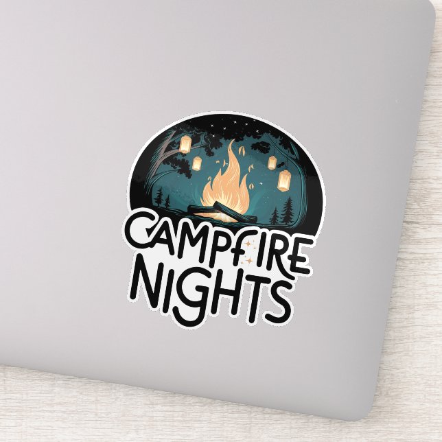 Cozy Campfire Nights Rustic Outdoor Adventure (Detail)