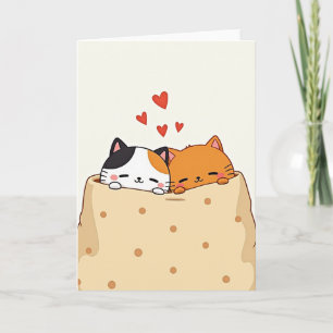 Cozy Cats Love Card
