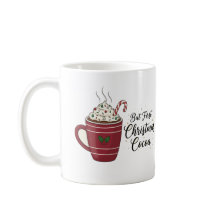 Cozy Christmas Cocoa Hot Chocolate Holiday Design
