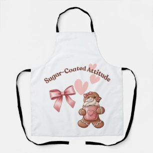 Cozy Christmas Gingerbread Coquette Sweet Apron