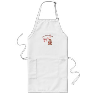 Cozy Christmas Gingerbread Coquette Sweet Long Apron