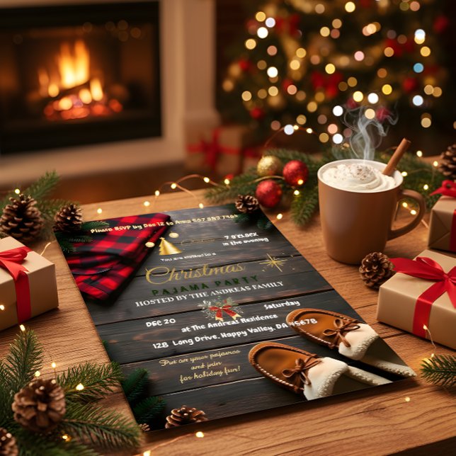 COZY CHRISTMAS PAJAMA JAM INVITATION (Creator Uploaded)