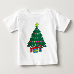 Cozy Christmas Tree Baby T-Shirt