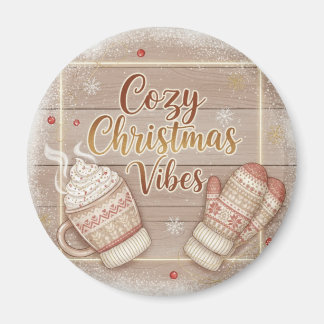 Cozy Christmas Vibes Decorative Pillow Magnet