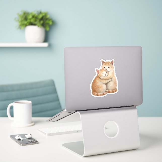 Cozy Companions Collection - Cats (Laptop On Desk)