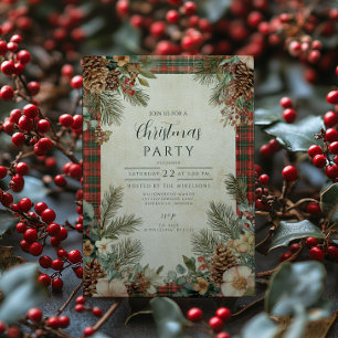 Cozy Cottage Christmas Invitation