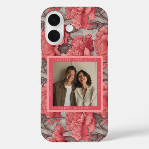 Cozy Custom Carnation Inspired Outdoor Wedding iPhone 16 Case