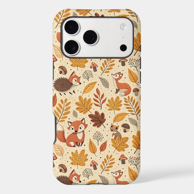Cozy & Cute Fall Phone Case (Back)