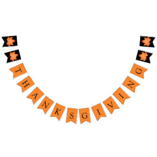 Cozy Fall Thanksgiving Dinner Party Bunting
