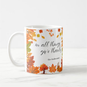 Cozy Fall Thanksgiving Dinner Party Coffee Mug