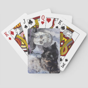 Cozy Halloween Playing Cards