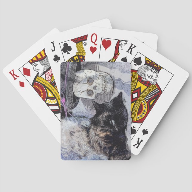 Cozy Halloween Playing Cards (Back)