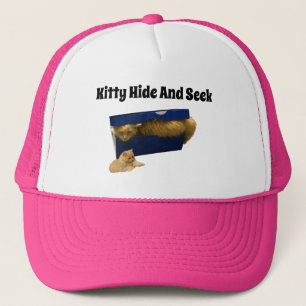 "Cozy Hideaway: The Ginger Cat in the Shoe Box" Trucker Hat