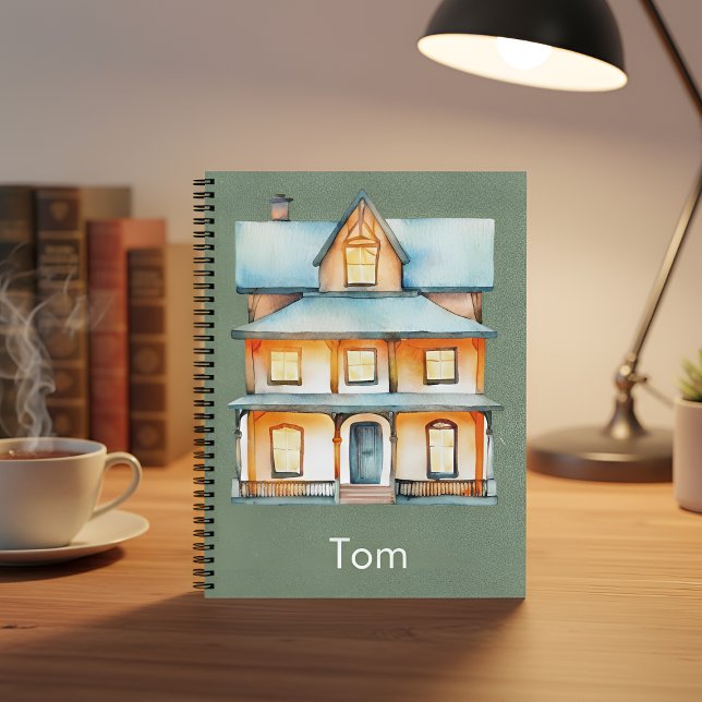 Cozy House Notebook – Warm Watercolor Home Design (Creator Uploaded)