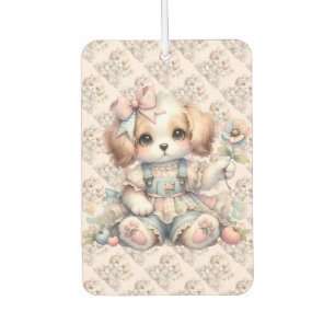 Cozy Kawaii Cottagecore Farmcore Puppy Style Car Air Freshener