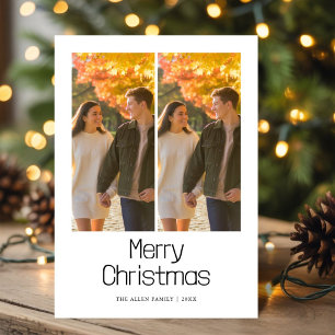 Cozy Merry Christmas Couple Greeting Card
