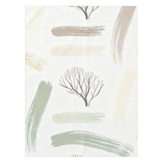 Cozy  Minimal Winter Aesthetic Pattern   Tablecloth