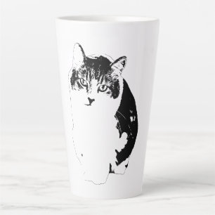 Cozy Modern Linework Latte Mug