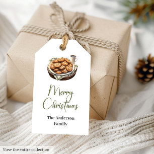 Cozy Neutral Beige Rustic Christmas Gift Tags