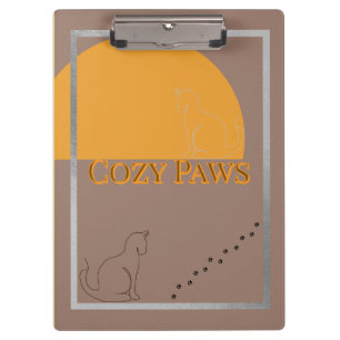 Cozy Paws Clipboard