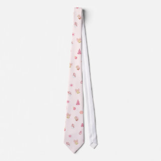 Cozy Pink Christmas Pattern Tie