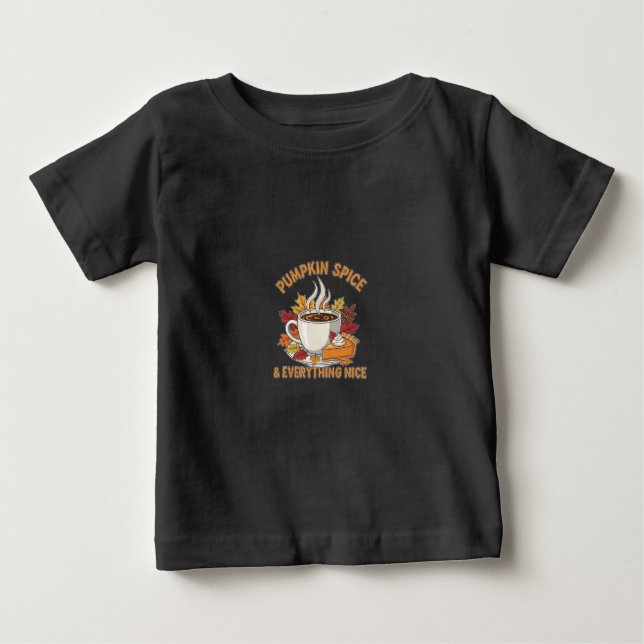 Cozy Pumpkin Spice & Everything Nice T-Shirt - Aut (Front)