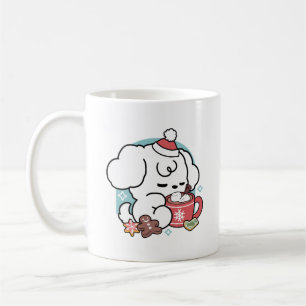 Cozy Puppy Dreams – Hot Chocolate and Christmas Coffee Mug