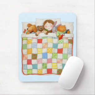 COZY QUILT Mousepad - Blue