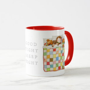 COZY QUILT Red Combo Mug
