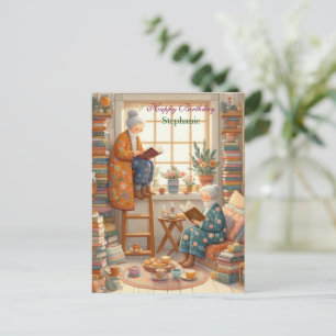 Cozy Reading Birthday Card for Book Lovers