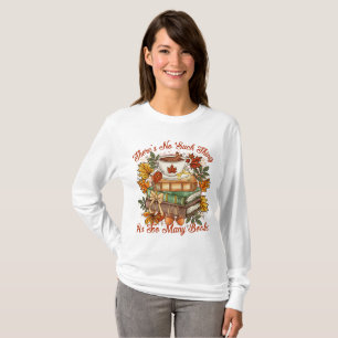 Cozy Reading Book Fall T-Shirt