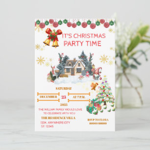 Cozy Santa Christmas Card