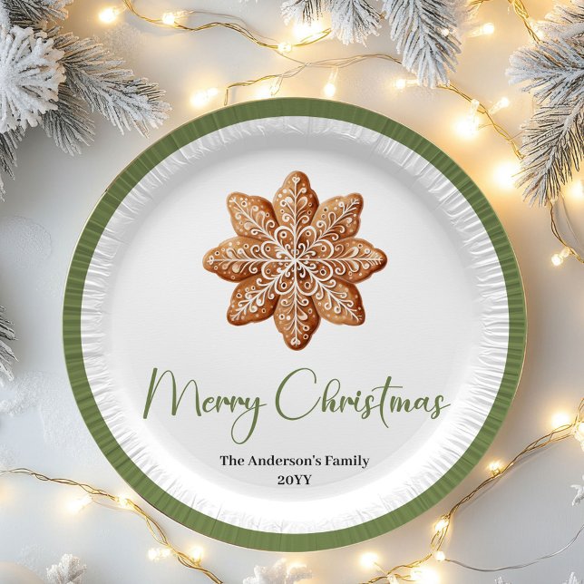 Cozy Scandinavian Christmas Custom Family Plates (Cozy Scandinavian Christmas Custom Family Plates)