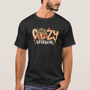 Cozy Season Autumn Fall Y all Leaves Thanksgiving  T-Shirt