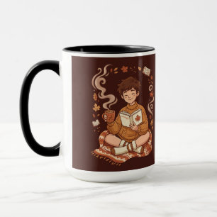 Cozy Season Autumn Reader Book Lover Cute Fall Mug