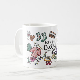 Cozy Season Mug, Illustration Coffee Mug
