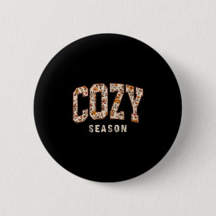 Cozy Season Wildflower Thanksgiving Autumn Fall Y' 6 Cm Round Badge