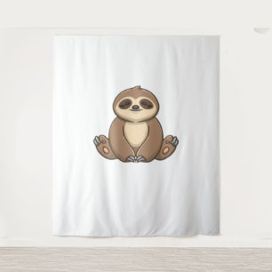 Cozy Sloth Classic T-Shirt Tapestry