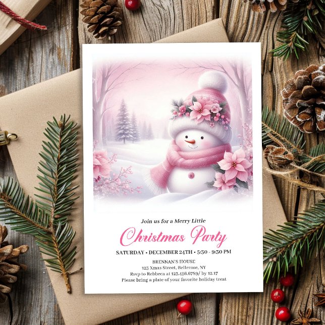 Cozy Snowy Forest Kids Download Christmas Invite (Cozy Snowy Forest Kids Download Christmas Invitation

)