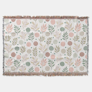 Cozy Throw Blanket with Classic Polka Dot Pattern