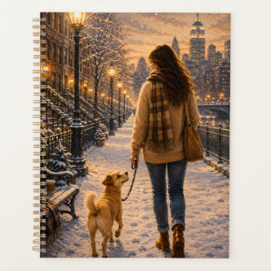 Cozy Winter Evening Walk with My Best Friend Planner