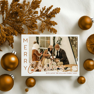 Cozy Winter Family 4-Photo Christmas Cards   