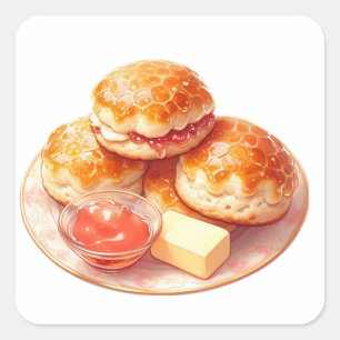 Cozy Winter Scones Sticker – Jam & Butter
