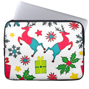 Cozy Winter Wonder Pattern Dream Design Laptop Sleeve