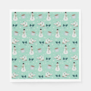 Cozy Winter Wonderland Party Napkins
