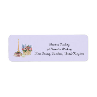 CozyBun Customisable Address Label Return Address Label